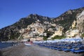 View of the seacoast city Positano, Italy Royalty Free Stock Photo