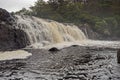 Beautiful Aasleagh water fall in county Mayo, Ireland. Popular tourists attraction