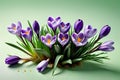 beautiful abstract background with bright flowers.