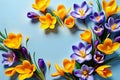 beautiful abstract background with bright flowers.