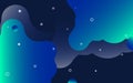 Beautiful abstract background with gradient rainbow blob. fluid. liquid. like lava lamp with white frame. Vector illustration for