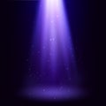 Beautiful abstract background. Vertical fairytale beam searchlight. Vector wallpaper