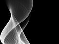 Abstract Black And White Wave Design Royalty Free Stock Photo