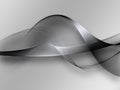 Abstract Black And White Wave Design Royalty Free Stock Photo