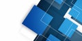 Abstract Blue Squares design background Royalty Free Stock Photo
