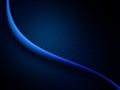 Abstract blue wave technology banner design Royalty Free Stock Photo