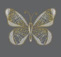 Beautiful abstract butterfly. Royalty Free Stock Photo