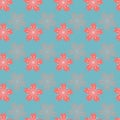 Beautiful abstract cherry blossom seamless pattern background.