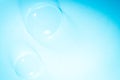 Beautiful abstract close up color blue and white soap bubbles background and wallpaper Royalty Free Stock Photo