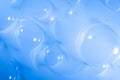 Beautiful abstract close up purple and blue bubbles water background and wallpaper Royalty Free Stock Photo