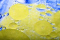 Beautiful abstract colorful background, oil on water surface Royalty Free Stock Photo