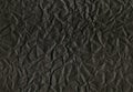 Beautiful abstract crumpled black paper texture. Horizontal Royalty Free Stock Photo