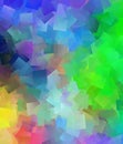 Beautiful abstract cubist colourful background Royalty Free Stock Photo