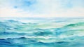 beautiful and abstract depiction of the sea