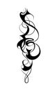 Beautiful abstract graphic element. Great element for tatoo design.