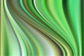 Beautiful abstract green backdrop with curved gradient waves