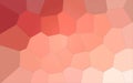 Beautiful abstract illustration of orange pastel Gigant hexagon. Good background for your project.