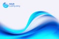 Blue modern business background design Royalty Free Stock Photo