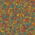 Beautiful abstract multicolored floral pattern with blurred background. Bright colors. Seamless texture Royalty Free Stock Photo