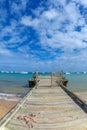 Beautiful abstract and sand beach in Punta Cana Royalty Free Stock Photo