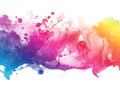 Abstract stain watercolors.colors wet on dry paper Royalty Free Stock Photo