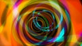 Beautiful abstract trip seamless animation. Hallucinations animation circles