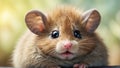 beautiful adorable animal mouse close domestic looking cartoon adorable