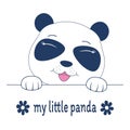 Beautiful adorable face teddy. Cute my little panda