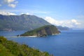 Beautiful Adriatic sea coast view,Montenegro Royalty Free Stock Photo