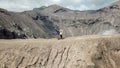 Beautiful adventure mountain ridge walkway