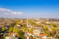 Beautiful aerial Amsterdam view from above