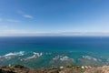 Beautiful aerial Diamond Head Lighthouse vista on Oahu Royalty Free Stock Photo