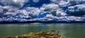 Beautiful Aerial Landscape of Mono Lake, California