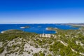 Beautiful aerial photo of Razanj in Dalmatia, Croatia