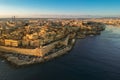 Beautiful aerial scenery of Malta with Sliema city