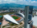 Beautiful aerial view of Costa Ricas San Jose city