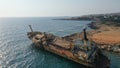 EDRO III Shipwreck in Paphos Cyprus Royalty Free Stock Photo