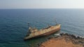 EDRO III Shipwreck in Paphos Cyprus Royalty Free Stock Photo