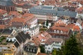 Beautiful aerial view of the Heidelberg Royalty Free Stock Photo