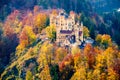 Hohenschwangau Castle, Bavaria, Germany. Royalty Free Stock Photo