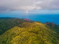 Beautiful aerial view of the Kauai island Royalty Free Stock Photo