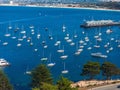 Beautiful aerial view of the Monterey town in California Royalty Free Stock Photo