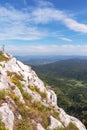 Beautiful aerial view from Mountain Klek, Ogulin, Croatia Royalty Free Stock Photo
