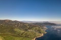 Beautiful Aerial View Over the Strait of Gibraltar Royalty Free Stock Photo