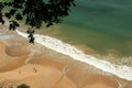 Beautiful Aerial View of Sancho Beach Praia do Sancho in Fernando de Noronha Brazil Royalty Free Stock Photo
