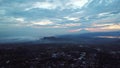 Aerial view of Semarang city