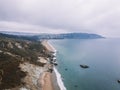 Beautiful aerial view of spectacular Na Pali coast Royalty Free Stock Photo