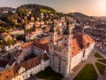 Abbey Cathedral of Saint Gall Royalty Free Stock Photo