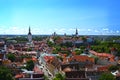 Beautiful aerial view of Tallin old town in Estonia Royalty Free Stock Photo
