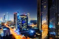 Dubai downtown city center skyline